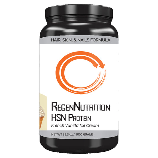 RegenNutrition Hair, Skin, & Nails (HSN) Whey Protein Isolate + Collagen