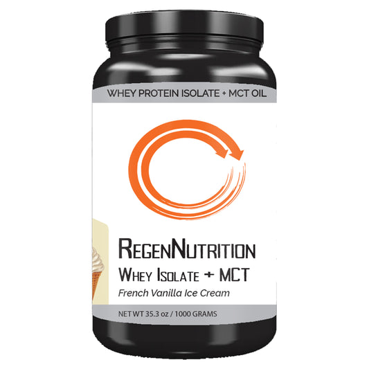 RegenNutrition Whey Protein Isolate + Collagen + MCT Oil
